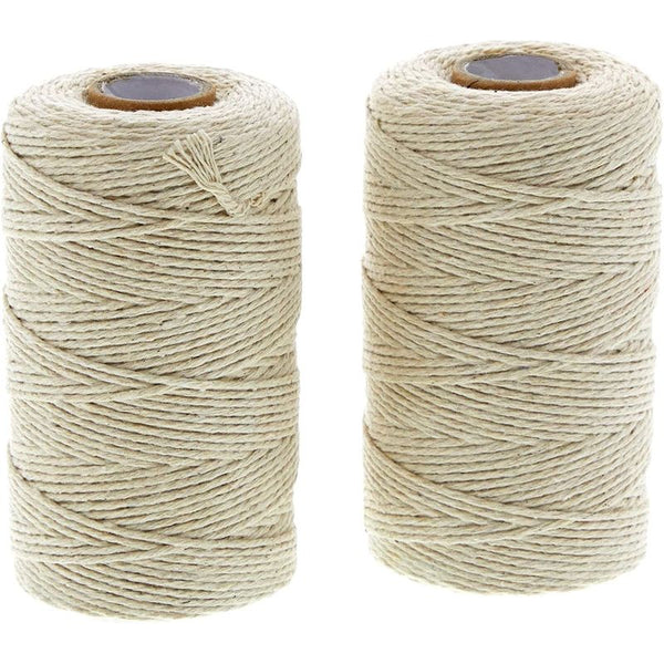 Cotton Twine String for Crafts, Blue Jute Thread (2mm, 218 Yards, 656 –  BrightCreationsOfficial