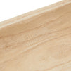 Handmade Wooden Dough Bowls for Decor, Oval Paulownia Wood Centerpiece (17 x 6 x 3 In)