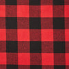 2-Pack Farmhouse Table Runner with Buffalo Plaid Design, 6-Foot Reversible Burlap and Cotton Checkered Table Cloth for Birthdays, Wedding Shower, and Anniversary (14x72in, Red and Black)