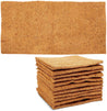Farmlyn Creek Coco Fiber Substrate Mats for Small Pets, Natural Coir (10 x 20 in, 12 Pack)