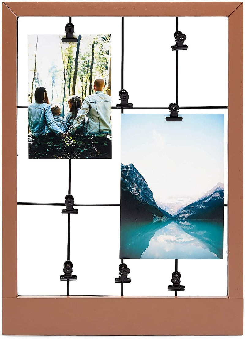 Farmlyn Creek Wall Mount Picture Frame with Magnetic Clips (15.75 x 11.5 x 0.6 in)