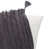 Decorative Grey Throw Pillow Covers for Bedroom, Couch, Patio Furniture (2 Pack, 18 x 18 In)