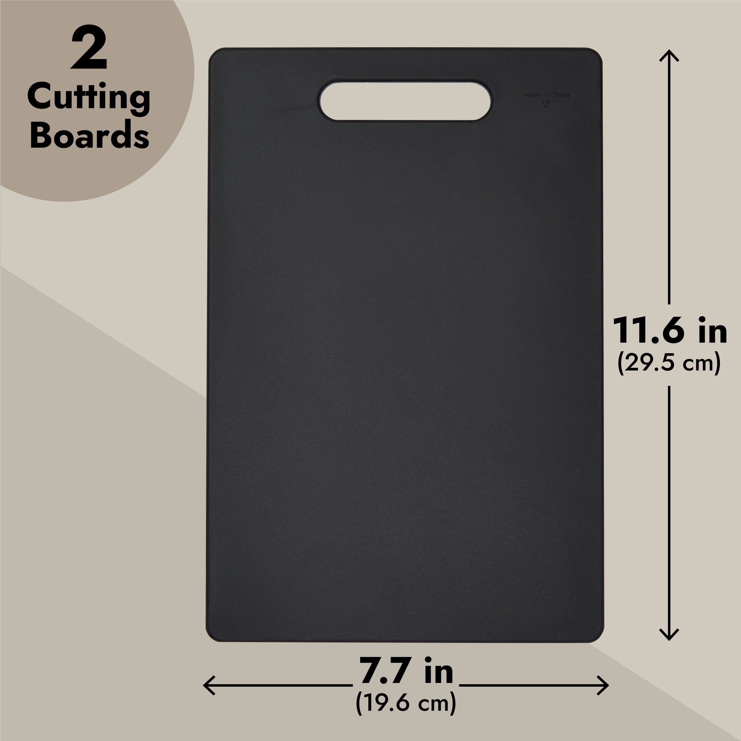 2 Pcs Small Cutting Board for Kitchen Mini Plastic Cutting Board