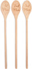 Wooden Serving Spoons, 1st, 2nd, 3rd Place, Housewarming Gift (14 In, 3 Pack)