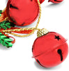 Farmlyn Creek Jingle Bell Hangers for Christmas in 4 Colors (11.7 in, 4 Pack)
