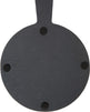 Round Slate Cheese Board with Rope, Gather Serving Board (7.3 x 10 In, Black)