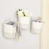 Farmlyn Creek Cotton Woven Baskets for Storage, Hanging Organizers (7 x 7.5 in, 3 Pack)