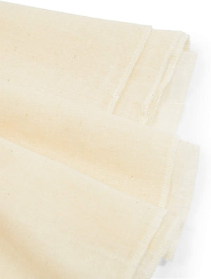 Cheese Cloth Fabric, Unbleached Reusable Cotton (White, 40 Square Feet)