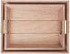 Farmlyn Creek Wooden Serving Tray Set with Handles, Rustic Food Tray (2 Pack)