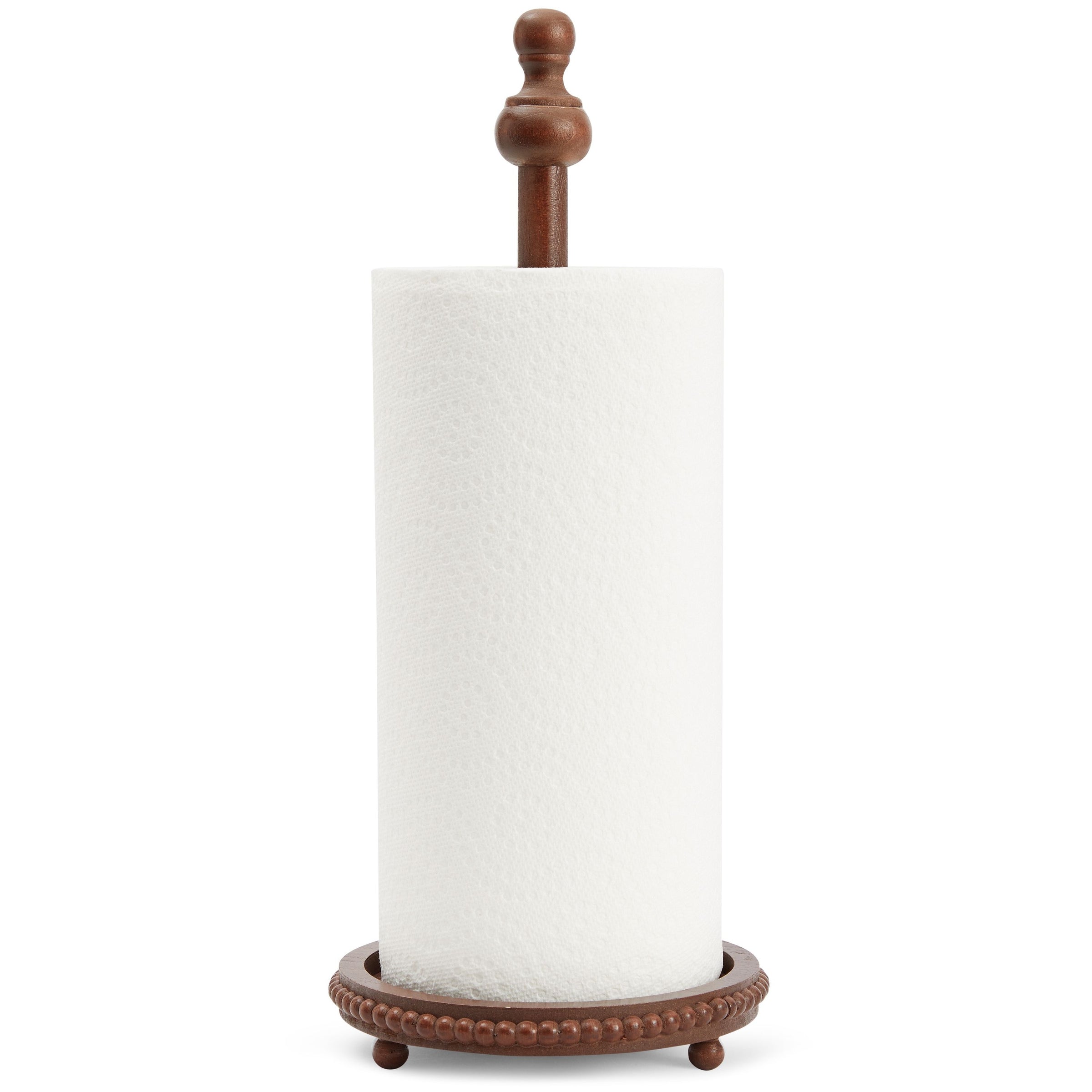 Paper Towel Holder Countertop, Wood Paper Towel Holder Stand