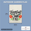 Farmlyn Creek Outdoor Vertical Garden Flag, Football and Fall Ya'll, Home Lawn Decor (12.5 x 18 in)