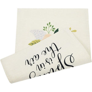 Double Sided Floral Garden Flag, Spring is in The Air, Front Yard Decor (12.5 x 18 in)