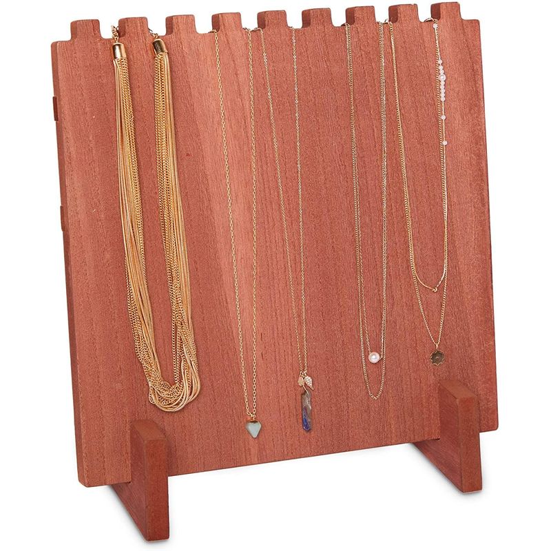 Wood Necklace Display Stand - woodglory