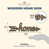 Farmlyn Creek Wood Home Sign, Wooden Arrow (12 x 3 x 0.6 in)