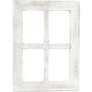 White Window Frame Farmhouse Wall Decor (11 x 15 Inches, 2 Pack)