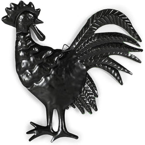 French Country Metal Rooster Trio for Barn Wall Decor (11.5 In, 3 Pack)