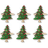 Farmlyn Creek Christmas Tree Napkin Ring Set, Holiday Home Décor (1 x 2 in, 6 Pack)