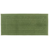Green Rubber Backed Rug, Washable Long Kitchen Mat for Home Entryway (43 x 20 In)