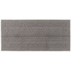 Grey Rubber Backed Rug, Washable Long Kitchen Mat for Home Entryway (43 x 20 In)