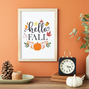 Home Sign with Interchangeable Holiday Art, Farmhouse Wall Décor (12x16 In, 7 Pieces)