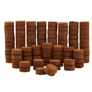 120 Pack Compressed Coco Coir Plant Pot Discs, Bulk Gardening Seed Starters  for Soil (1.5 In)